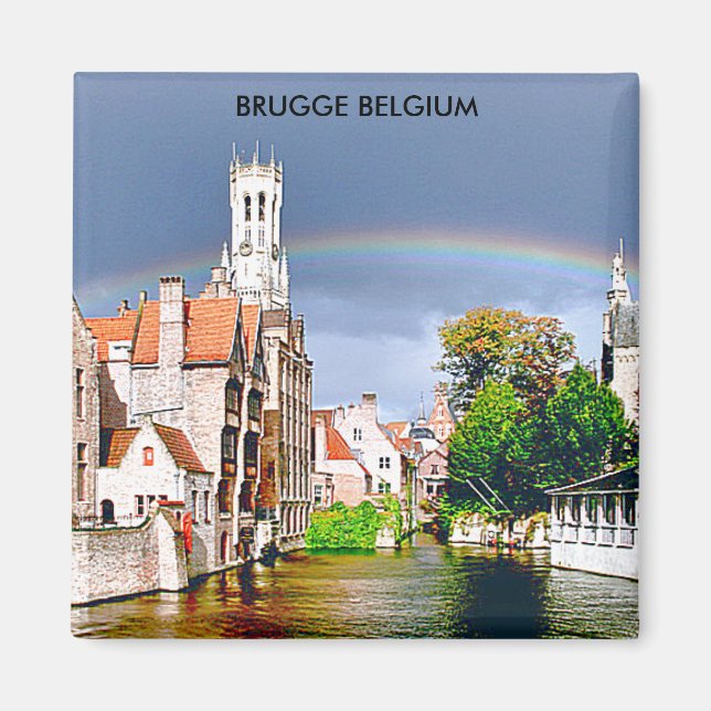BRUGGE BELGIEN MAGNET (Framsidan)