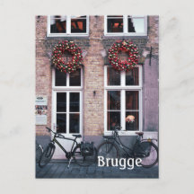 Brugge Belgium-resefotovykort