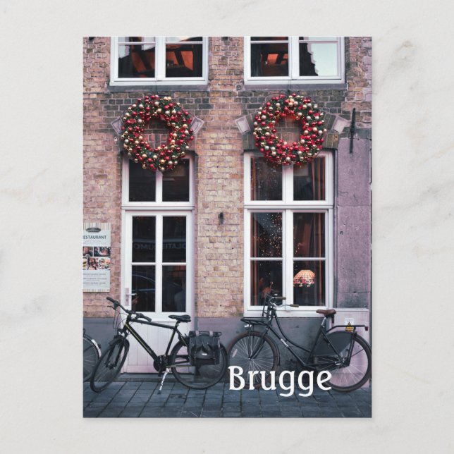 Brugge Belgium-resefotovykort Vykort (Framsida)