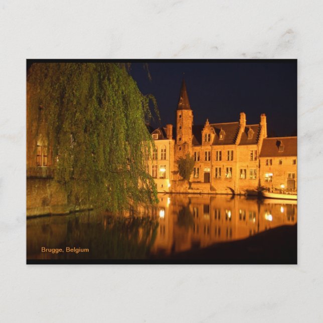 Brugge(Brygge), Belgien Vykort (Framsida)