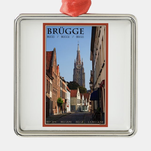 Brugge Julgransprydnad Metall (Framsidan)