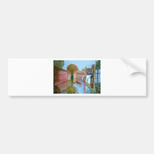 Brugge-kanal Bildekal