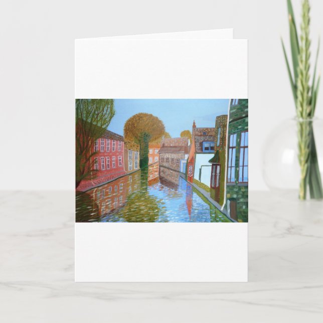 Brugge-kanal Helgkort (Framsida)