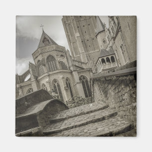 Brugge kyrka av vår dammagnet magnet