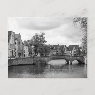 Brugge Medieval Bridge-vykort Vykort
