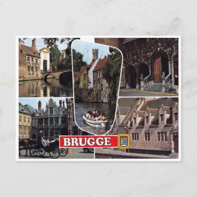 Brugge - vykort (Framsida)