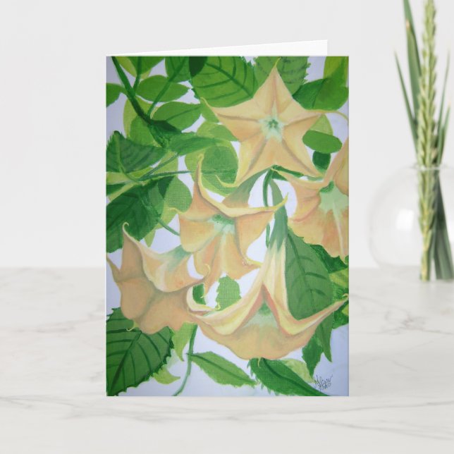 Brugmansia Painting Kort (Framsida)