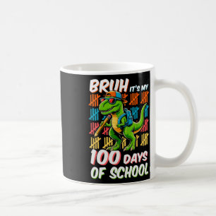 Bruh 100 dagar för skolbarn - 100 dagar kaffemugg