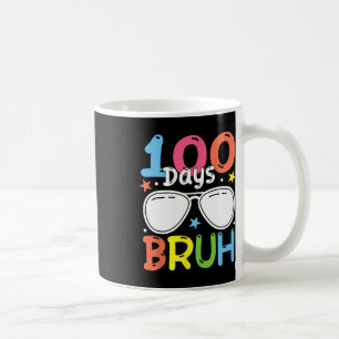 Bruh 100 dagar för skolpojkar 100 skoldag t kaffemugg