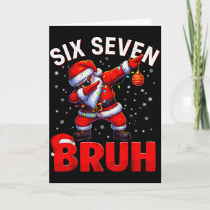 Bruh 67 Dabbing Tomte Roligt Meme Sex Sju Jul Kort
