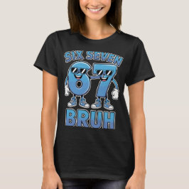 Bruh 67 Meme Rolig Retro Skript Slang Plagg T Shirt