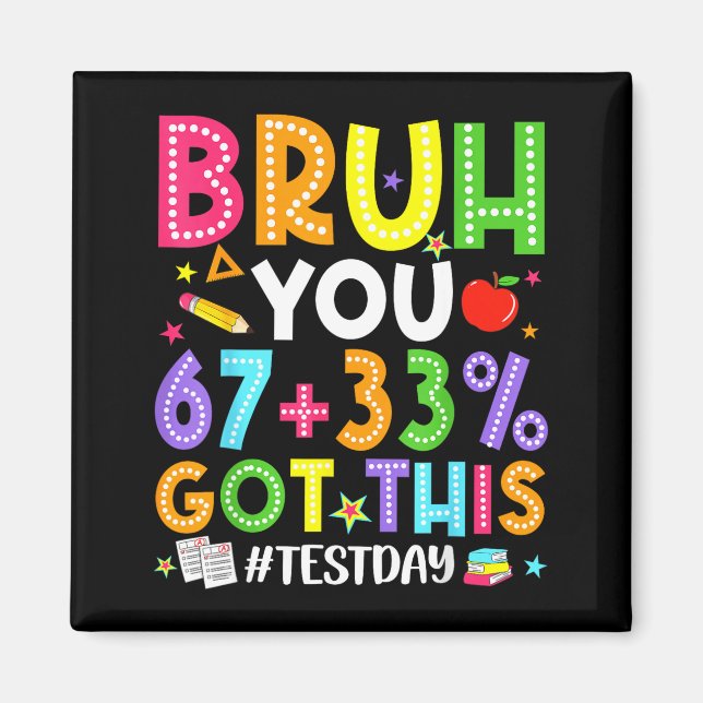 Bruh 67 provdag meme har fått den läraren som test magnet (Framsidan)