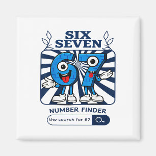 Bruh 67 Sex Sju 6-7 Talian Brainrot Meme För Kid Magnet