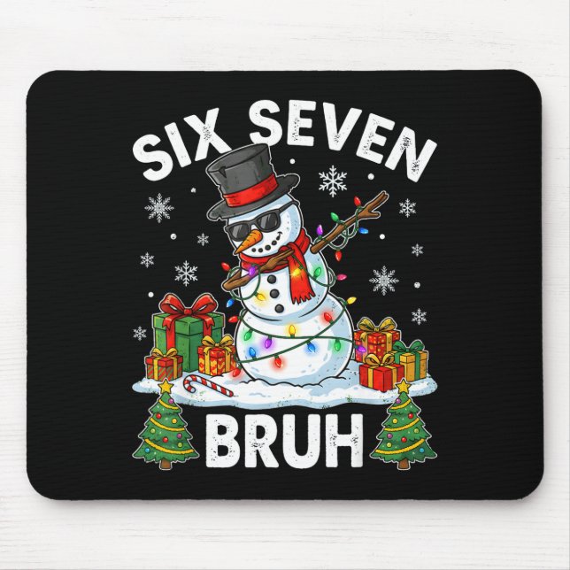 Bruh 67 Six Seven Snowman Dabbing Christmas 6 7 Bo Musmatta (Framsidan)