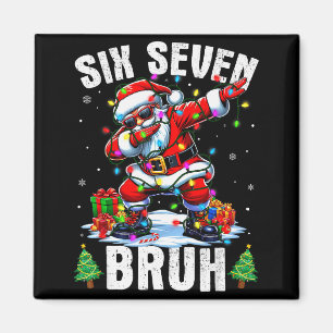 Bruh 67 Six Seven Tomte Dabba jultröjor B Magnet