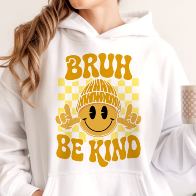 Bruh Be Kind Glad Ansiktsmössa Gul T Shirt (Skapare uppladdad)