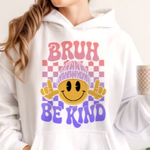 Bruh Be Kind Happy Face Beanie Pastel Gradient T Shirt
