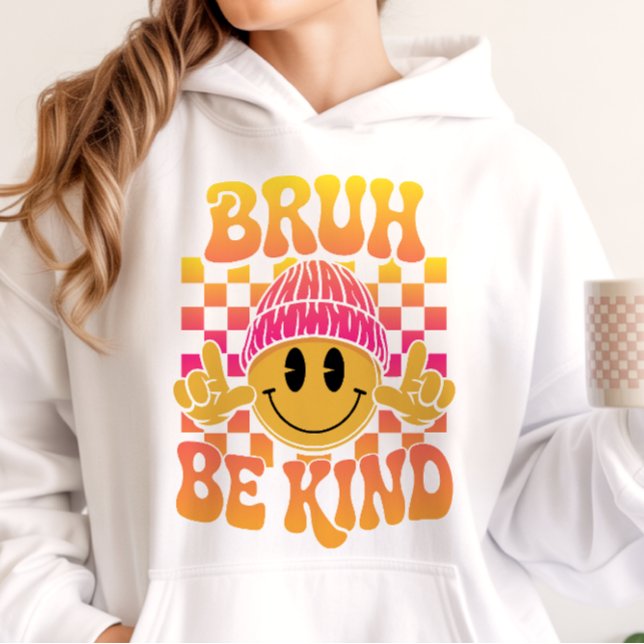 Bruh Be Kind Happy Face Beanie Sunset Gradient T Shirt (Skapare uppladdad)