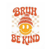 Bruh Be om hjälp - Retro Smiley Wall Art
