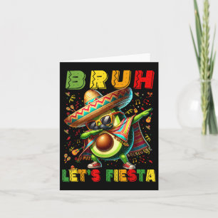 Bruh Dab Avocado Poncho Lets Fiesta Kids Boys Cinc Kort
