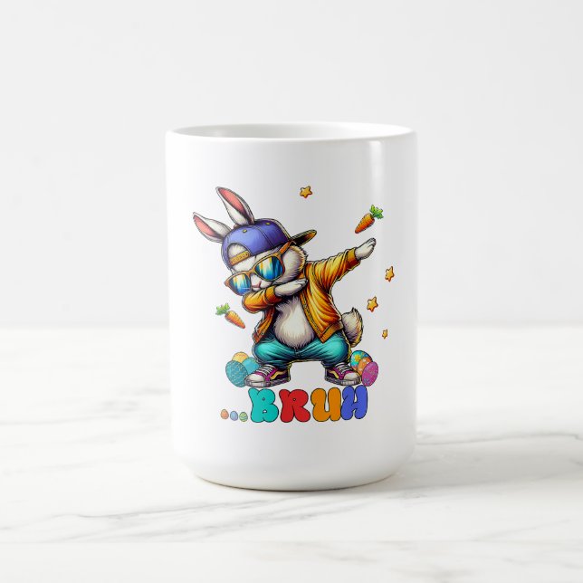Bruh Dab Kanin Påsk Rolig Kaffemugg (Center)