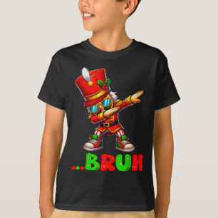 Bruh Dab Nötknäckare Roligt Barn Pojkar Mäns Jul T Shirt