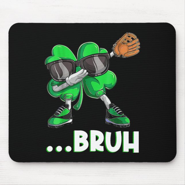 Bruh Dabbing Shamrock Sell St patricks day Manar B Musmatta (Framsidan)