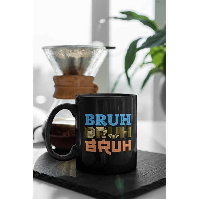BRUH-design för fetstil Kaffemugg (Skapare uppladdad)