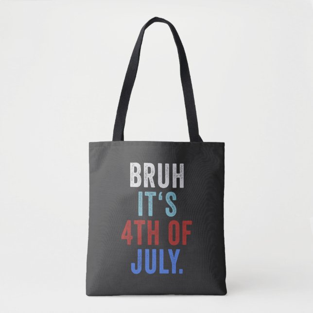 Bruh dess 4:e juli, den berömda Retro Independence Tygkasse (Framsida)