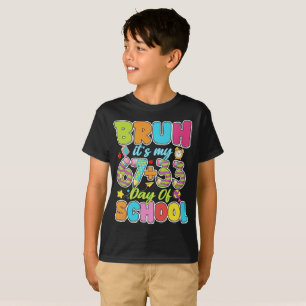 Bruh Det Är Min 67 33 Skoldagar Tjejer Barn Glad T Shirt