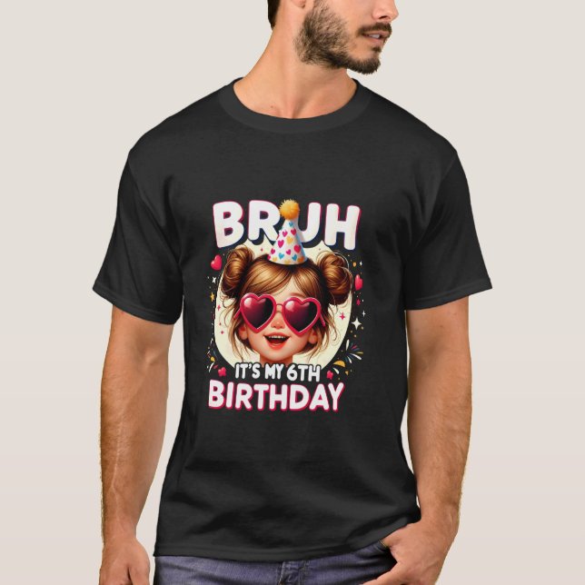 Bruh Det är min 7:e-födelsedag Lycklig 8:e födelse T Shirt (Framsida)