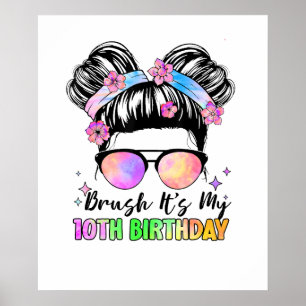 Bruh Det är min tionde födelsedag 10 år gammal Poster