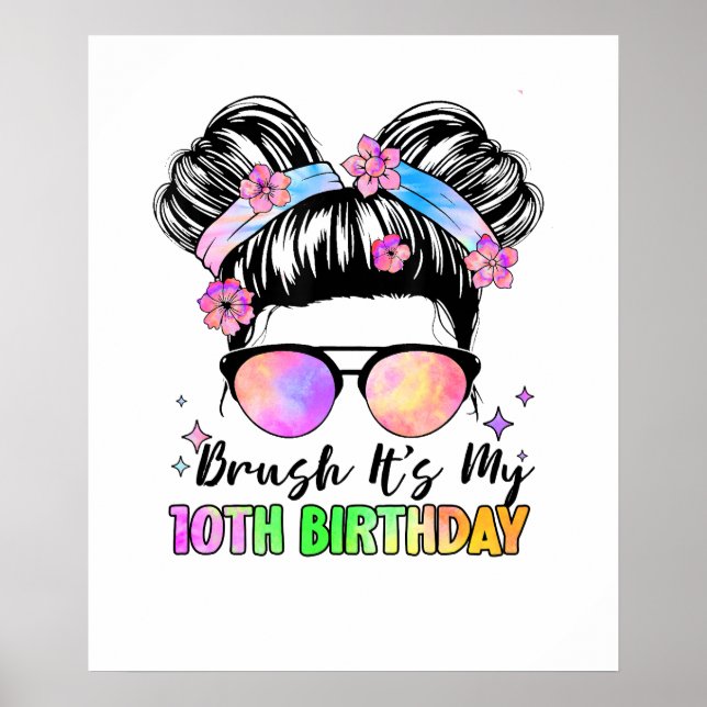 Bruh Det är min tionde födelsedag 10 år gammal Poster (Framsidan)