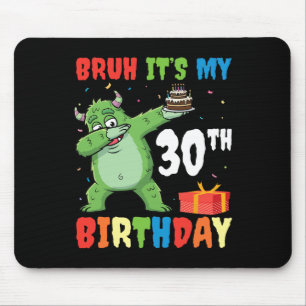 Bruh Det är My 30års födelsedag Halloween Monster Musmatta