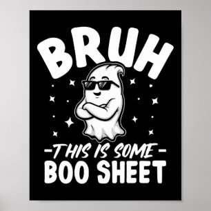 Bruh det här är Boo Lakan Funny Halloween Costum Poster