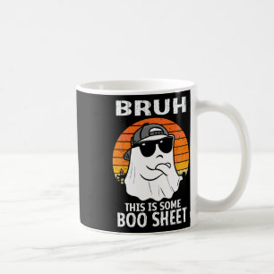 Bruh det här är lite Boo Lakan Ghost Halloween Man Kaffemugg