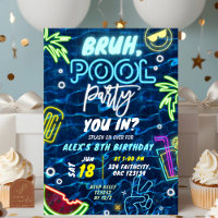 Bruh, du i sommarfödelsedag i Bassäng Party Stänk