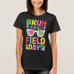 Bruh Fält Dagen Lärare Pojkar Flickor Barn Fält Da T Shirt
