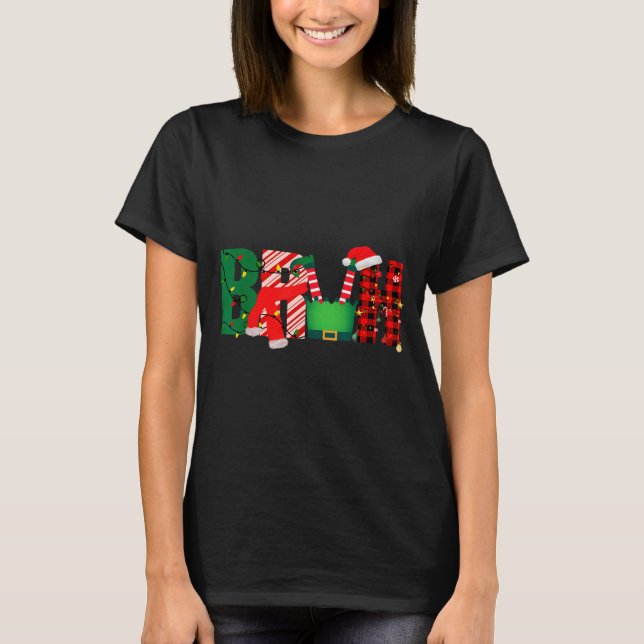 Bruh Funny Christmas For Kids Boys Bruh Xmas Light T Shirt (Framsida)
