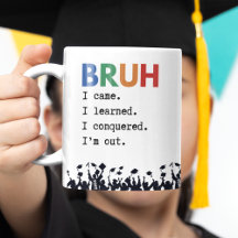 Bruh Funny Studenten Gift Personlig