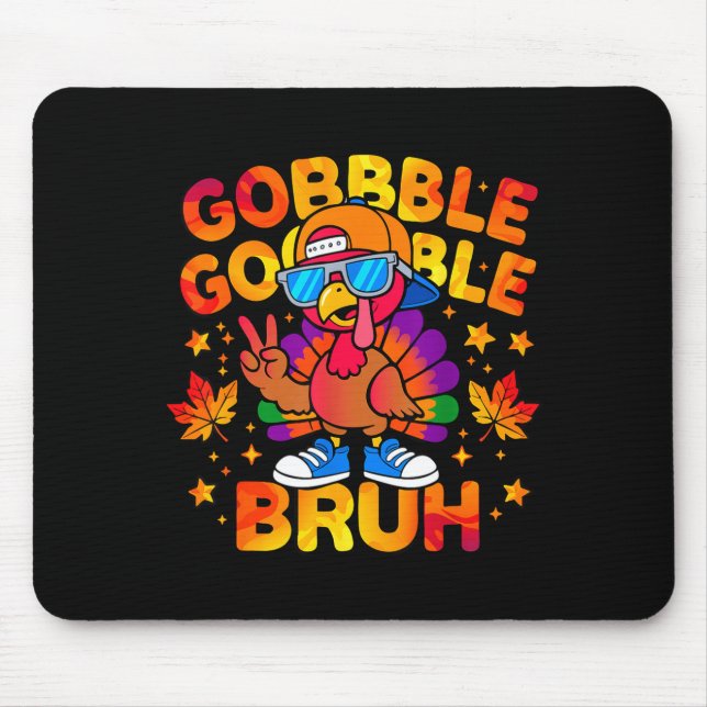 Bruh Funny Thanksgiving Turkey Gobble Outfit Boys  Musmatta (Framsidan)