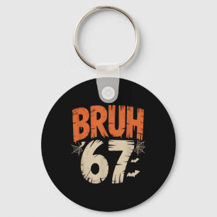 Bruh Halloween 67 Meme Nyckelring