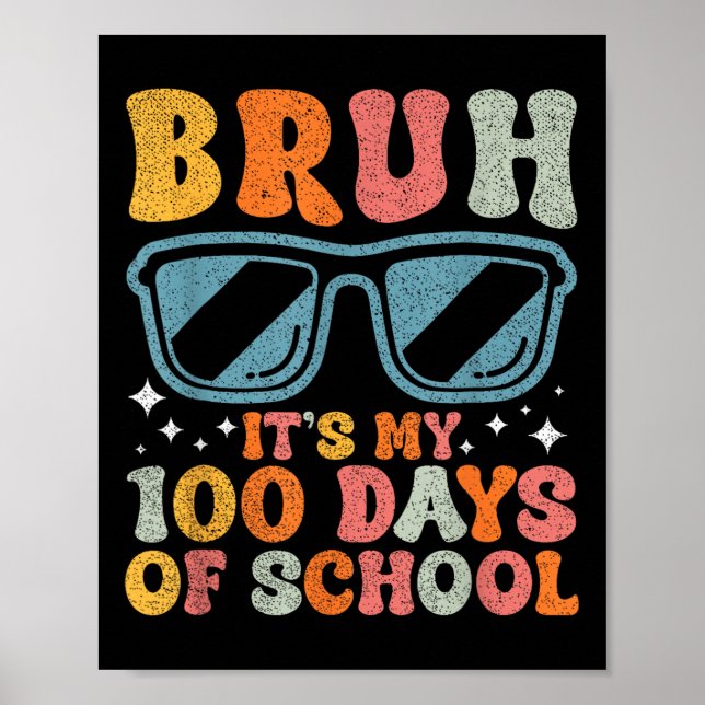 Bruh har mina 100 dagar med skolbarnsbarn 100 poster (Framsidan)