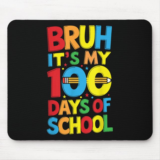 Bruh har mina 100 dagar med skolpojkar. musmatta (Framsidan)
