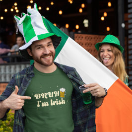 BRUH I är Irish St. Patrick's Day T Shirt