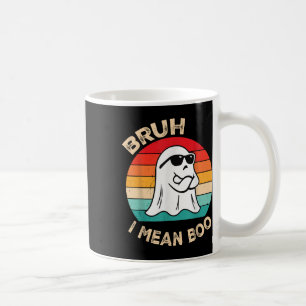 Bruh I Elak Boo Småbarn Boys Kids Ghost Halloween Kaffemugg