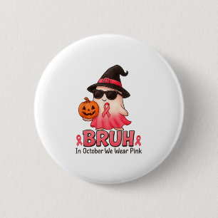 Bruh i oktober Bära Nk Boo Breast Cancer Medveten Knapp