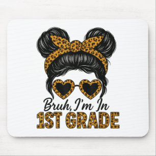 Bruh Im 1:a Klass Messy Hair Bun Leopard 2011 Musmatta