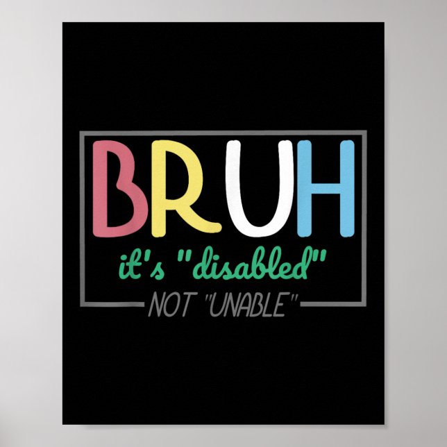 Bruh inaktiverat ej funktionsavaktiverat Pridet MÅ Poster (Framsidan)