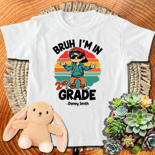 bruh, jag är i andra klass 2 t shirt
